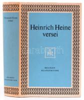 Heinrich Heine versei. Helikon Klasszikusok. Vál. Eörsi István. Bp.,1973, Magyar Helikon. Kiadói egészvászon-kötés, kiadói papír védőborítóban, jó állapotban.