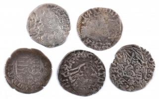1458-1490. Denár Ag "I. Mátyás" (5x) T:2-,3
1458-1490. Denar Ag "Matthias I" (5...