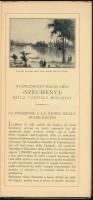 1929 Stabilimento Balneario "Széchényi" della Capitale Budapest. Olasz nyelvű idegenforgal...