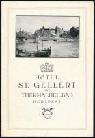 1929 Stabilimento Balneario "Széchényi" della Capitale Budapest. Olasz nyelvű idegenforgal...