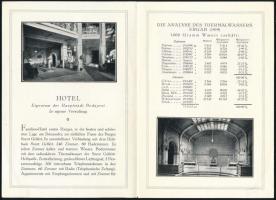 1929 Stabilimento Balneario "Széchényi" della Capitale Budapest. Olasz nyelvű idegenforgal...