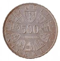 Ausztria 1981. 500Sch Ag "800 éves a klosterneuburgi Verduni oltár" T:1 kis patina
Austri...