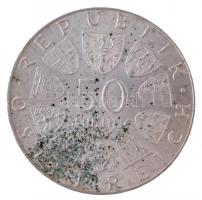 Ausztria 1974. 50Sch Ag "Bécsi Nemzetközi Kertészeti Kiállítás" T:1- patina, kis ph.
Aust...