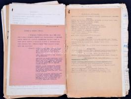 Kb. 100 db régi dokumentum a Magyar Országos Eszperantó ergyesületről