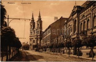 Miskolc, Szemere utca, parókia, templom. Kiadja Klein M.