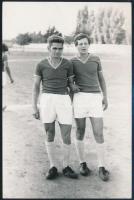 Régi idők focija: 3 db focis kép, közte Csepel is, 9×16 cm