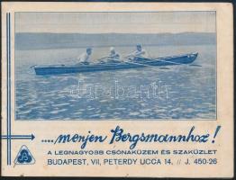 Bergsmann csónaküzem és szaküzlet árjegyzék