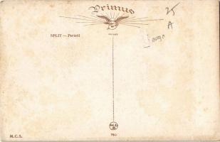 Split, Spalato; Peristil / Peristyle, M.C.S. 750 s: N. Beraud (worn corners)