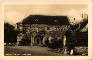 Modor, Modra; St. vinar. a ovoc. skola / Szőlő- és gyümölcstermesztő, borászati iskola. Kiadja T. Mesik / winemaking school, grape and fruit growing school