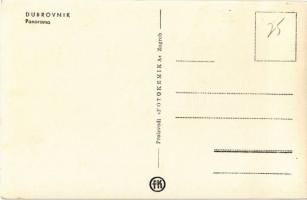 Dubrovnik, Ragusa; Panorama / general view, sea, sailship