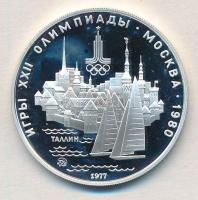 Szovjetunió 1977. 5R Ag Moszkvai Olimpia 1980 - Tallinn T:PP  Soviet Union 1977. 5 Rubles Ag Moscow Olympics 1980 - Tallinn C:PP