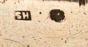 Ezüst(Ag) kefe, jelzett, h: 13,5 cm, bruttó: 54 g