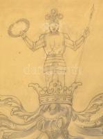 A szeleckei és boczonádi Szeleczky család címerének terve. Szeleczky Zita színésznő családi címeréne...