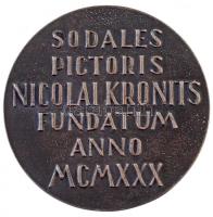 Kisfaludi Stróbl Zsigmond (1884-1975) 1962. "Krónits Miklós festőművész 1962" Br emlékplak...