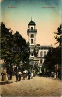 Komárom, Komárno; Klapka tér és szobor, Városháza / square, statue, town hall. L. & P. 4122. (EK)