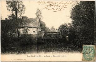 Saint-Pol-sur-Ternoise, La Fosse du Moulin de Gauchin / watermill, dam. TCV card