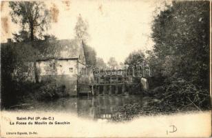 1906 Saint-Pol-sur-Ternoise, La Fosse du Moulin de Gauchin / watermill, dam (fl)