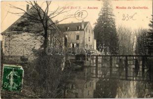 Mouroux, Ancien, Moulin de Coubertin / watermill. TCV card