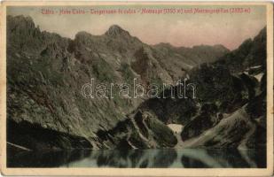 Tátra, Magas Tátra, Vysoké Tatry; Tengerszem és csúcs / Meerauge (1393 m) und Meeraugespitze (2503 m) / Rysy / lake, mountain peak in the High Tatras (EB)