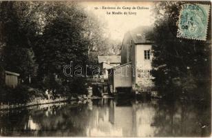 1905 Camp de Chalons, Le Moulin de Livry / watermill. TCV card (fl)