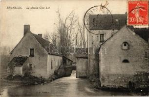 1920 Bransles, Le Moulin Gros-Lot / watermill. TCV card