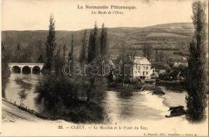 Clécy, Normandie, Les Bords de lOrne, Le Moulin et le Pont du Vay / river, watermill, bridge