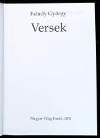 Faludy György: Versek. Bp., 2001, Magyar Világ Kiadó. Kartonált papírkötésben, jó állapotban