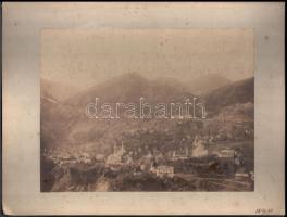 1895 Boszniai (Gorazda) tájfotók, 7 db kartonra kasírozott fotó, 19×24 cm / Bosnia, Gorazda, 7 vintage photo