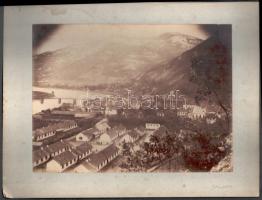 1895 Boszniai (Gorazda) tájfotók, 7 db kartonra kasírozott fotó, 19×24 cm / Bosnia, Gorazda, 7 vinta...