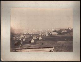 1895 Boszniai (Gorazda) tájfotók, 7 db kartonra kasírozott fotó, 19×24 cm / Bosnia, Gorazda, 7 vinta...