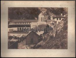 1895 Boszniai (Gorazda) tájfotók, 7 db kartonra kasírozott fotó, 19×24 cm / Bosnia, Gorazda, 7 vinta...