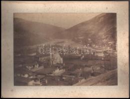 1895 Boszniai (Gorazda) tájfotók, 7 db kartonra kasírozott fotó, 19×24 cm / Bosnia, Gorazda, 7 vinta...