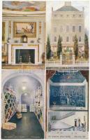 8 db régi megíratlan Raphael Tuck & Sons "Oilette" képeslap a Királynő babaházáról / 8...