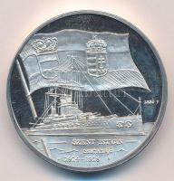 Lebó Ferenc (1960-) 1992. "Wekerle Sándor - Szent István csatahajó" Ag piefort emlékérem (...