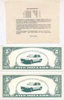 1988. "Ibusz sorsjegy" (2x) sorszámkövető + 1989. "Bongó sorsjegy" T:I-