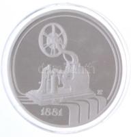2006. "125 éves a Magyar Távirati Iroda" ezüstözött fém emlékérem, dísztokban (42,5mm) T:P...