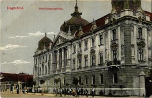 Nagyvárad, Oradea; Pénzügyigazgatóság palotája, Popper József üzlete. Kiadja Sipos József / Palace of the Financial Directorate, Finance Palace, shops