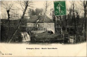 Etrépagny, Moulin Saint-Martin / watermill. TCV card