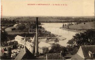 Bourbon-lArchambault, Le Moulin et le Lac / watermill, lake