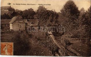 Saint-Yrieix-la-Perche, Moulin de la Folie / watermill. TCV card (cut)