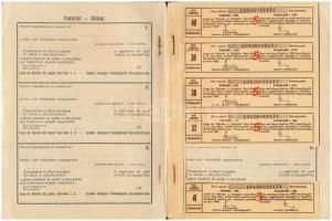 Románia / Satu-Mare (Szatmár) 1927. "Szatmárvármegyei Takarékpénztár Részvénytársaság" név...
