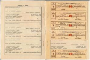 Románia / Satu-Mare (Szatmár) 1927. "Szatmárvármegyei Takarékpénztár Részvénytársaság" név...