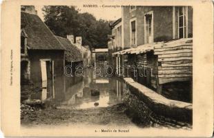 Mamers, Catastrophe de 7 Juin 1904, Moulin de Barutel / disaster of 1904, watermill (EM)