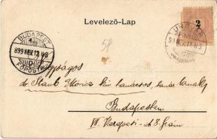 1899 Ungvár, Uzshorod, Uzhorod;  Pénzügyi palota. Lévai Mór kiadása / Palace of Finance, Financial P...