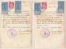 Románia / Satu-Mare (Szatmár) 1922. "Szatmár Vármegyei Takarépénztár Részvénytársaság" név...