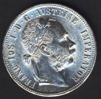 Ausztria 1877. 1Fl Ag T:2+ kis ph