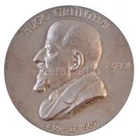 Németország / Weimari Köztársaság 1929. Hugo Grünthal 60. születésnapjára ezüstözött Br emlékérem. Szign.: Morin (55mm) T:1- Germany / Weimar Republic 1929. Hugo Grünthal 60th Birthday silver plated Br commemorative medal. Sign.: Morin (55mm) C:AU