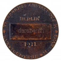 Német Birodalom 1911. Dekoratív Művészeti Múzeum Berlin Br emlékérem (73mm) T:2 German Empire 1911. Kunstgewerbemuseum Berlin Br commemorative medal (73mm) C:XF