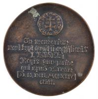 Madarassy Walter (1909-1994) ~1981. "Kőszegi Tivadar numizmatikus / I. Ulászló emlékére" B...