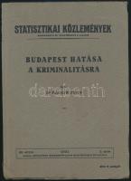 Hacker Ervin: Budapest hatása a kriminalitásra. Bp., 1931. KSH. 70p.